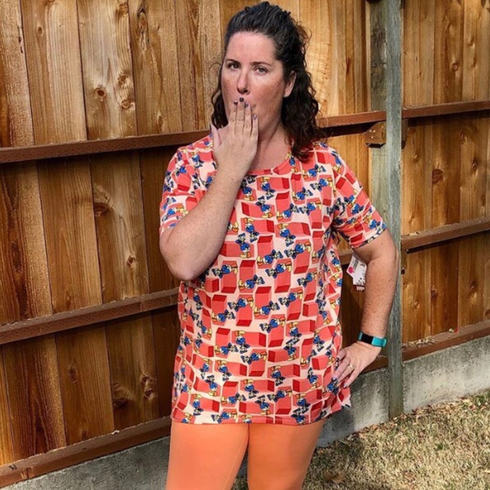 ♦️2/$30 Disney Donald Duck Irma Tunic Top LuLaRoe